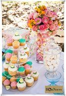 BonNoces Premium Four 4-Tier Crystal Clear Acrylic Glass Round Wedding Cake Stand Cupcake Tree for Wedding Cupcakes... N7