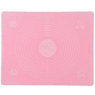 Non-stick Silicone Knead Dough Mat Sheet Placemat Pizza Mat + Rolling Pin N2