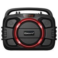 SuperSonic Wireless SoundBox - Toughneck Portable Audio System, Red (IQ-2400 Red)