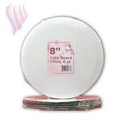 Cake Board Circle 8", Count of 25