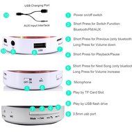 Small Smart Bluetooth Speaker with TF Card Slot Fm Radio for streaming music N2
