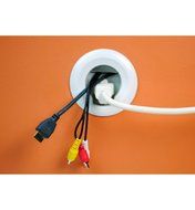 C2G/ Cables To Go 16316 Wiremold Flat Screen TV Cord and Cable Power Kit