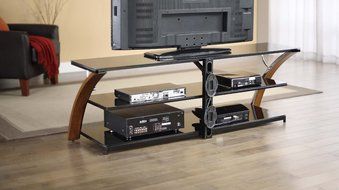 Whalen Furniture AVCEC65-TC Table Top Entertainment Stand, 65-Inch N2