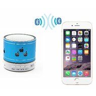 Smileto New Pattern Mini Bluetooth Speaker Apple LED Light Wireless Smart Hands Free Speaker With FM Radio Support... N11