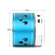 Smileto New Pattern Mini Bluetooth Speaker Apple LED Light Wireless Smart Hands Free Speaker With FM Radio Support... N12