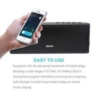 ZONV Portable Wireless Bluetooth Speaker 20W Output HD Bass Built-in Mic,Dual-Driver Portable Speakerphone with... N5