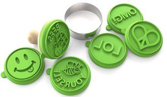 Silicandy Cookie Stamp Molds - 4/6 Set - Great for Activities with Kids - Themes are Get Well Soon / Royal Princess... N8