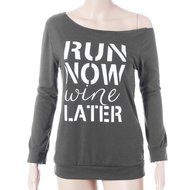 AIMTOPPY Women Loose Tops Long Sleeve T-Shirt Casual Blouse (M, Purple) N7
