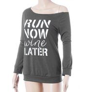 AIMTOPPY Women Loose Tops Long Sleeve T-Shirt Casual Blouse (M, Purple) N8