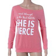 AIMTOPPY Women Loose Tops Long Sleeve T-Shirt Casual Blouse (M, Purple) N12
