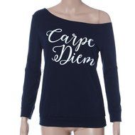 AIMTOPPY Women Loose Tops Long Sleeve T-Shirt Casual Blouse (M, Purple) N17