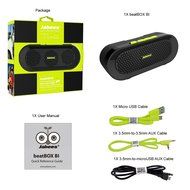 Jabees Beatbox Bi Portable Waterproof Bluetooth Wireless Bike Speakers with Built-in Bike Mount for Cycling Outdoor... N7