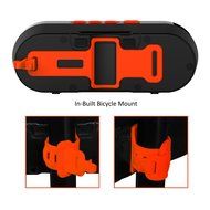 Jabees Beatbox Bi Portable Waterproof Bluetooth Wireless Bike Speakers with Built-in Bike Mount for Cycling Outdoor... N13