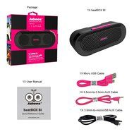 Jabees Beatbox Bi Portable Waterproof Bluetooth Wireless Bike Speakers with Built-in Bike Mount for Cycling Outdoor... N26