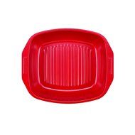 SilverStone Hybrid Ceramic Nonstick Bakeware Roaster with Self-Rack, 14 x 12-1/2", Marine Blue N8