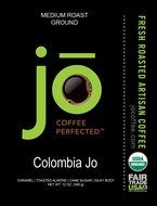 COLOMBIA JO: 12 oz, Organic Ground Colombian Coffee, Medium Roast, Fair Trade Certified, USDA Certified Organic... N3