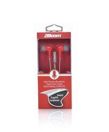 2BOOM Sound Boom Noise Isolating Wired Earbuds White Headphones with Microphone and Volume Control White N3