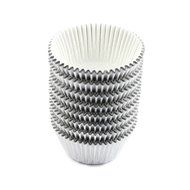 Eoonfirst Silver Foil Metallic Cupcake Case Liners Baking Muffin Paper Cases 176 Pcs N2