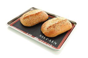 Silpat SN415290-02 Silpain Premium Non-Stick Silicone Baking Mat for Bread, 11-5/8" by 16-1/2", Black N2