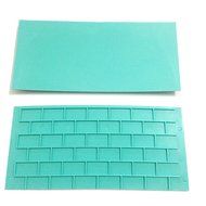 Mikiso 1202 Texture 2-Piece Mold Set Tree Bark and Brick Wall Impression Moulds Gum Paste Impression Mat Fondant... N6