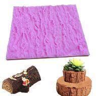 Mikiso 1202 Texture 2-Piece Mold Set Tree Bark and Brick Wall Impression Moulds Gum Paste Impression Mat Fondant... N7