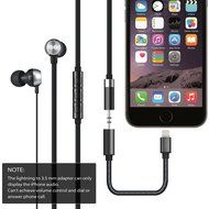 3.5mm to Lightning Headphone Jack Adapter for iPhone 7/7 Plus, Stouch Lightning Port to 3.5mm Female Audio Jack... N2