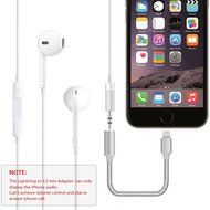 3.5mm to Lightning Headphone Jack Adapter for iPhone 7/7 Plus, Stouch Lightning Port to 3.5mm Female Audio Jack... N17