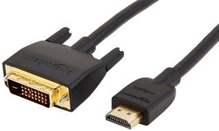AmazonBasics HDMI to DVI Adapter Cable - 6 Feet (Latest Standard)