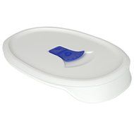 Corningware F-23-VPC 23oz French White Oval Pop-Ins Vented Lid (2 Pack) N2