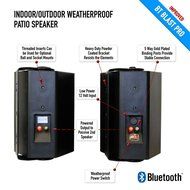 Sound Appeal Wireless Bluetooth Weatherproof Speakers (Black, 6.50 Inch, Pair) N6