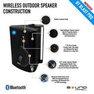 Sound Appeal Wireless Bluetooth Weatherproof Speakers (Black, 6.50 Inch, Pair) N9