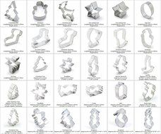 30pcs Fondant Gingerbread Pastry Biscuit Jelly Sandwiches Cookie Cutter Set Mold Metal Mould Xmas Christmas Tree... N2