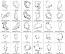 30pcs Fondant Gingerbread Pastry Biscuit Jelly Sandwiches Cookie Cutter Set Mold Metal Mould Xmas Christmas Tree... N6