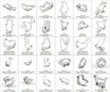 30pcs Fondant Gingerbread Pastry Biscuit Jelly Sandwiches Cookie Cutter Set Mold Metal Mould Xmas Christmas Tree... N8