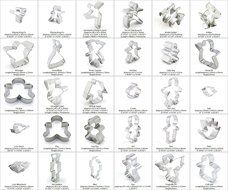 30pcs Fondant Gingerbread Pastry Biscuit Jelly Sandwiches Cookie Cutter Set Mold Metal Mould Xmas Christmas Tree... N10