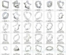 30pcs Fondant Gingerbread Pastry Biscuit Jelly Sandwiches Cookie Cutter Set Mold Metal Mould Xmas Christmas Tree... N12