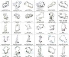 30pcs Fondant Gingerbread Pastry Biscuit Jelly Sandwiches Cookie Cutter Set Mold Metal Mould Xmas Christmas Tree... N18