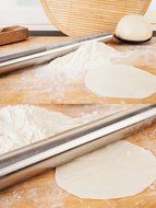 Neeshow 15.8 inch Professional Stainless Steel French Rolling Pin for Baking N4