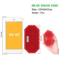 Bluetooth Speaker ,New Bee IP65 Water Resistant CSR Bluetooth 4.0 Handsfree Portable Indoor / Outdoor Enhance... N15