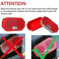 Bluetooth Speaker ,New Bee IP65 Water Resistant CSR Bluetooth 4.0 Handsfree Portable Indoor / Outdoor Enhance... N18