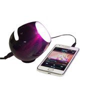 256 Colors Living Room Led Speaker For iPhone Smartphone Color Black N3