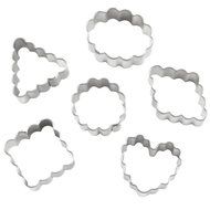 Wilton Mini Romantic Metal Cookie Cutter Set N3