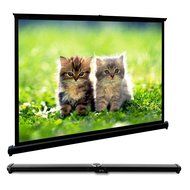 FastFox Mini Table Screen Outdoor Business Portable Movie Screens 50 Inch 4:3 Home Cinema Projector Screen with...