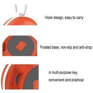 Aolyty Mini Ultra Portable Wireless Bluetooth Speaker Metal Hook Loop for Outdoor Sports Travel Bicycle Cycling... N6
