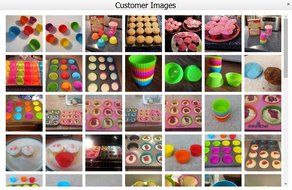 Lingstar 24-Pack Reusable Silicone Baking Cups Cupcake Liners - Muffin Cups Cake Molds N5