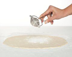 Harold Import Company Mrs. Anderson's Baking Spring-Action Flour Duster, Stainless Steel, Silver N5