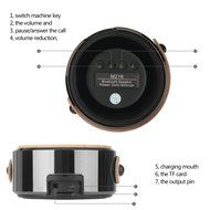URBST Bluetooth Speakers,Wireless Stereo super bass Portable Bluetooth MP3 Speakers with Handsfree Speakerphone... N6