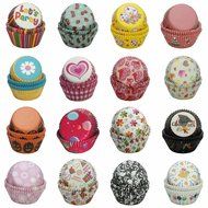 SophieBella 200-Count 8-Styles-Assorted Baking-Cups Muffin-Liners Style-C for Wedding Holiday Party N8