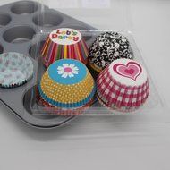SophieBella 200-Count 8-Styles-Assorted Baking-Cups Muffin-Liners Style-C for Wedding Holiday Party N9