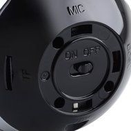 Unbruvo Speaker Mini Portable Wireless Handsfree Built-in Mic for iPhone Samsung - Black N3